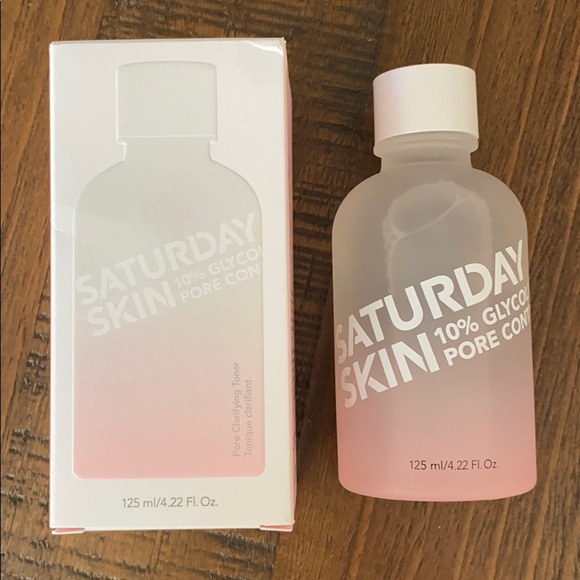 saturday skin glycolic toner